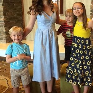 H & M button down dress